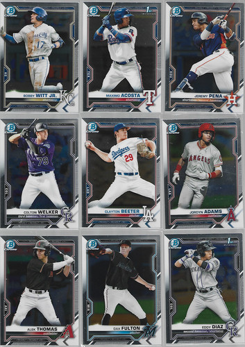 Bowman chrome prospects - bowman,